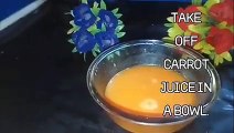 Hair growth with carrot juice
