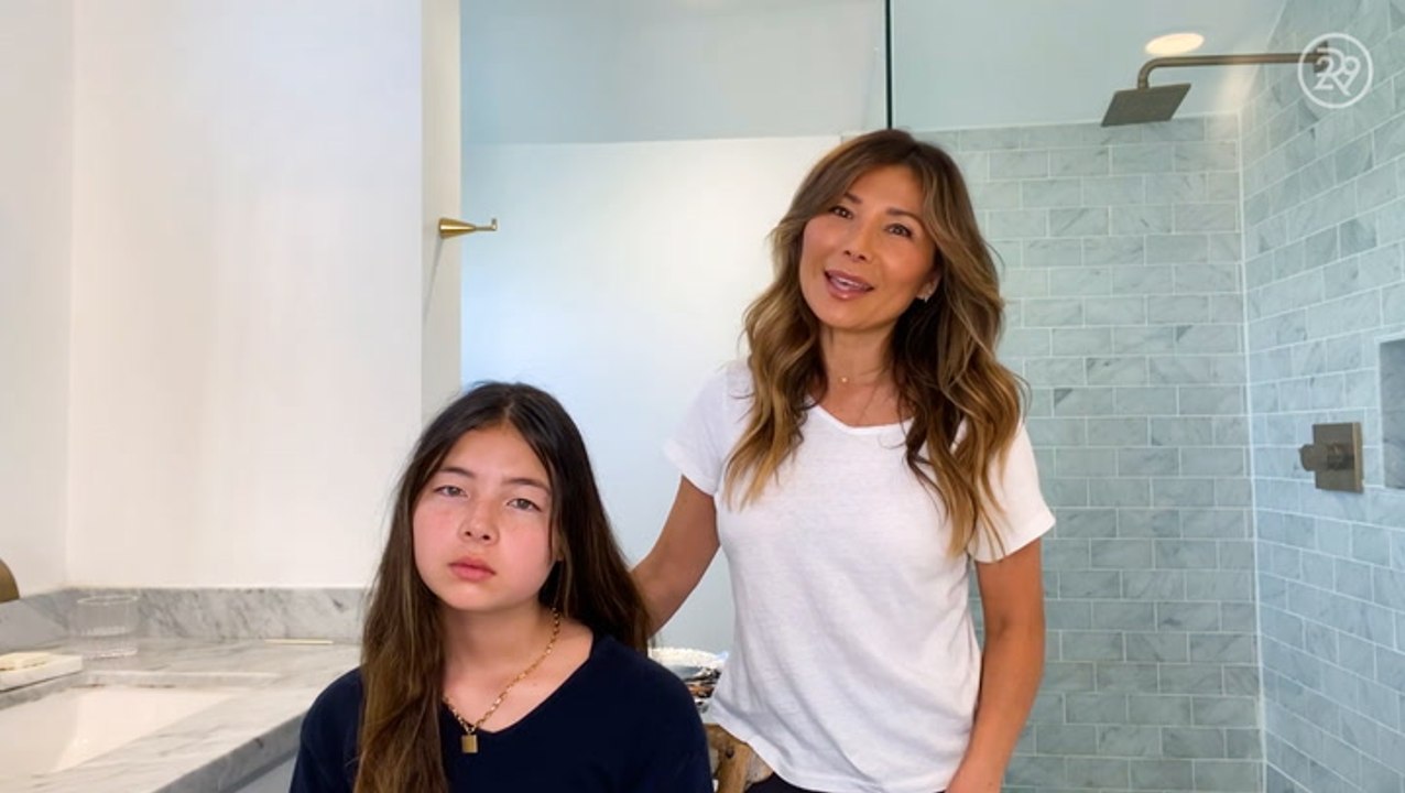 I Gave My Daughter Rose Gold Highlights At Home