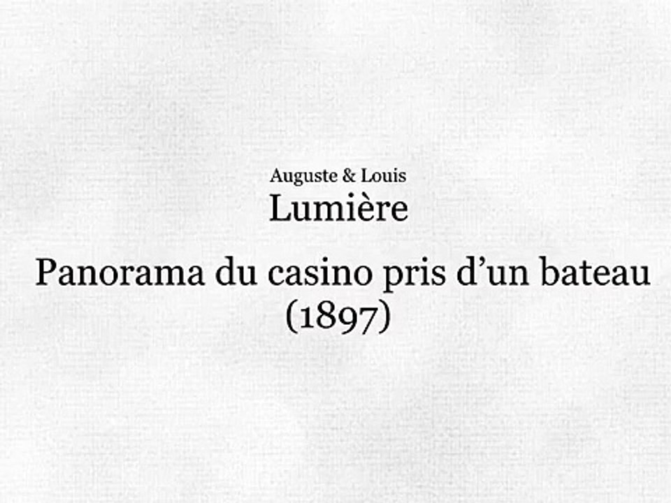 Panorama du casino pris d’un bateau (Panorama del casino tomada de un barco) [1897]