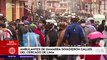 Edición Mediodía: Ambulantes de Gamarra invadieron calles del Cercado de Lima