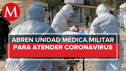 Zona militar inicia Unidad de Hospitalización para coronavirus en Querétaro