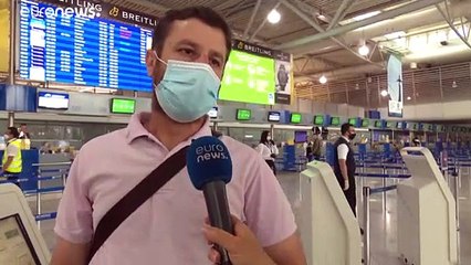 Déconfinement : les mesures sanitaires à l'aéroport d'Athènes