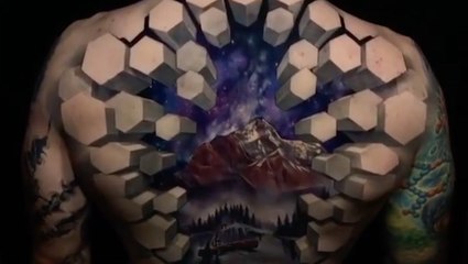 Talented Artist Creates Eye-Catching 3D Tattoos