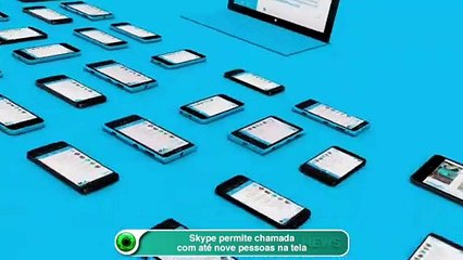 Skype permite chamada com até nove pessoas na tela