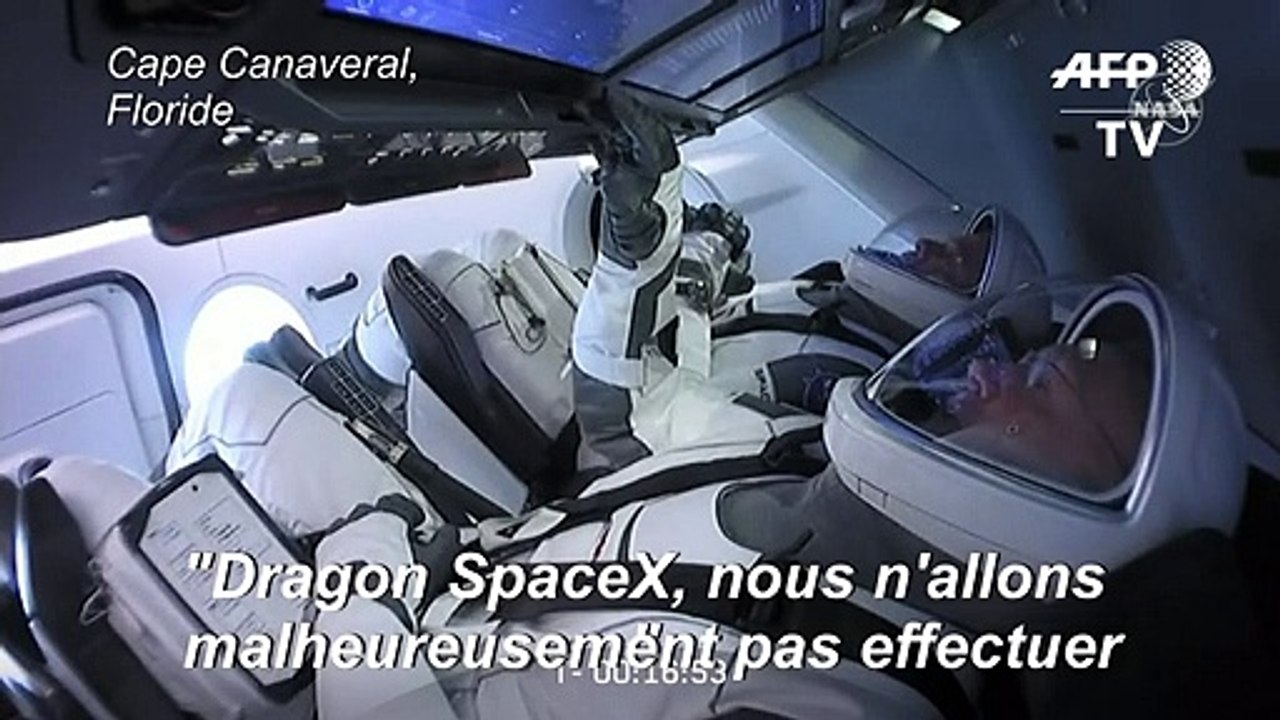 Le lancement du vol habité de SpaceX reporté à samedi à cause du mauvais temps