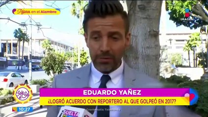 Eduardo Yáñez llegó a un acuerdo con el reportero que golpeó