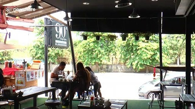 Thai night club converts to noodle bar to survive economic slump caused by coronavirus pandemic
