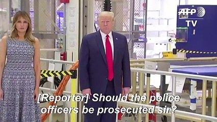 Trump says death of George Floyd a 'very sad event'