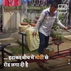 Man From Tripura Invented A New Social Distancing Bike