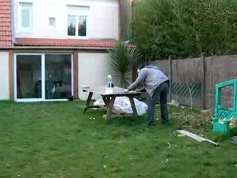 Fusée à eau premier test fusee 001