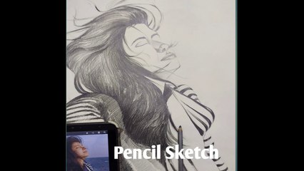 How to draw face step by step|| Mobile photo