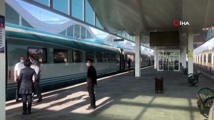 YHT Eskişehir'den ilk seferini Ankara’ya yaptı