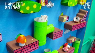 Hamster playing Super Mario game!! Fun Hamster