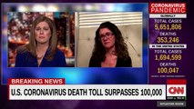 US coronavirus death toll surpasses 100,000