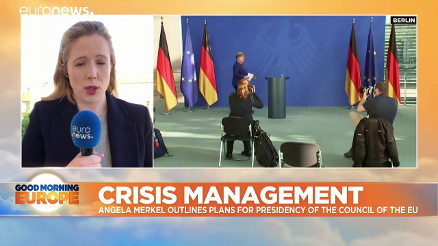 Angela Merkel says pandemic will be 'stress test' for EU as Germany prepares presidency