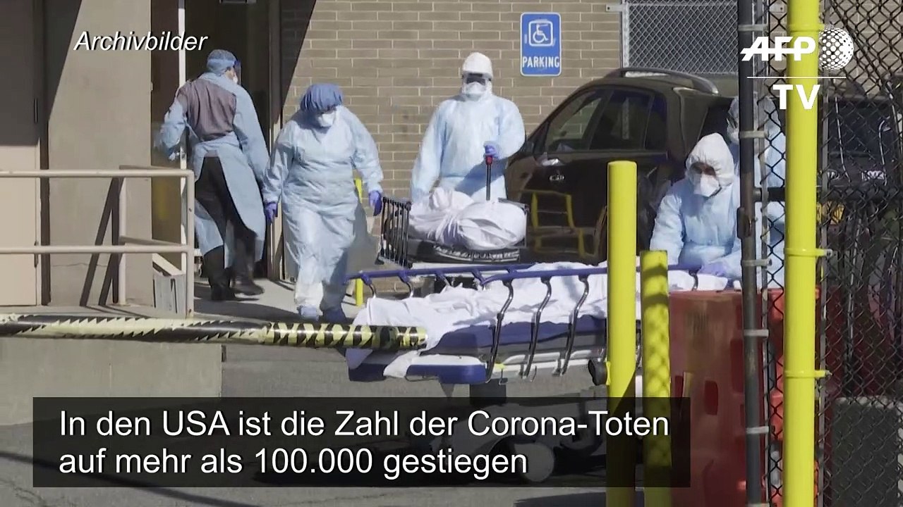 Mehr als 100.000 Corona-Tote in den USA