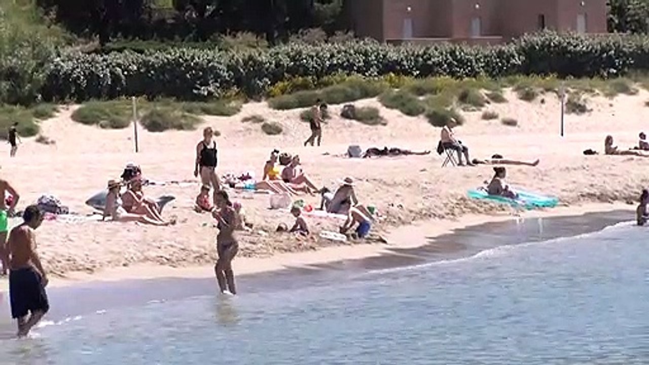 Retour sur la plage du Verdon à Martigues après...