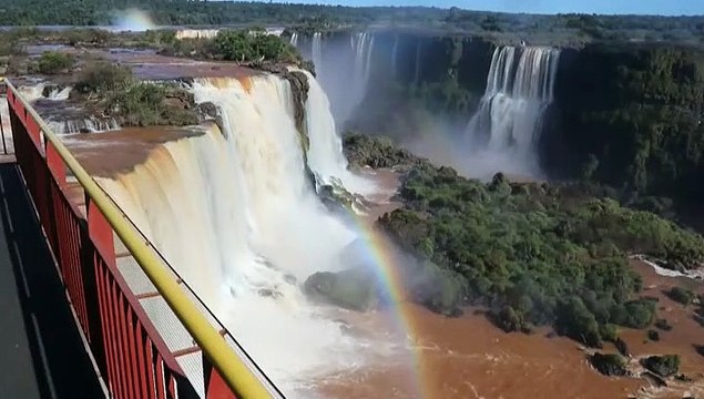 Las cataratas de Iguazú se recuperan después de la sequía