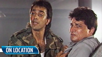 On The Sets Of Fateh | Sanjay Dutt | Flashback Video