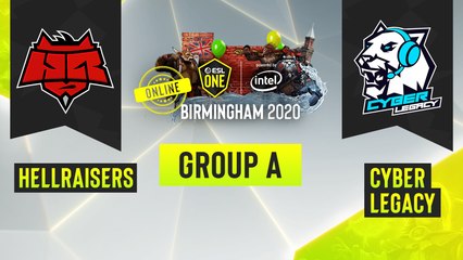 Dota2 - HellRaisers vs. Cyber Legacy - Game 3 - ESL One Birmingham 2020 - Group A - EU:CIS