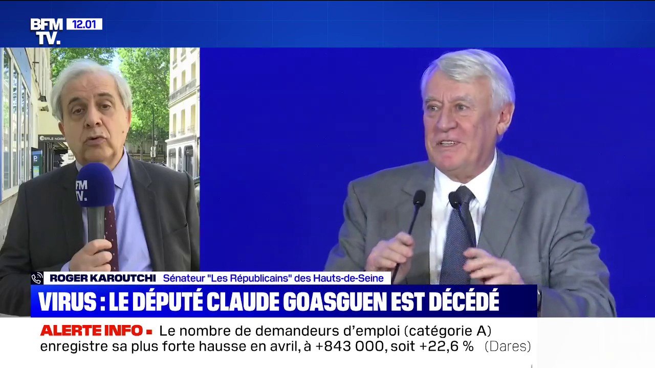 Mort de Claude Goasguen : le sénateur Roger Karoutchi (LR) évoque "un vrai talent oratoire et une vraie culture"