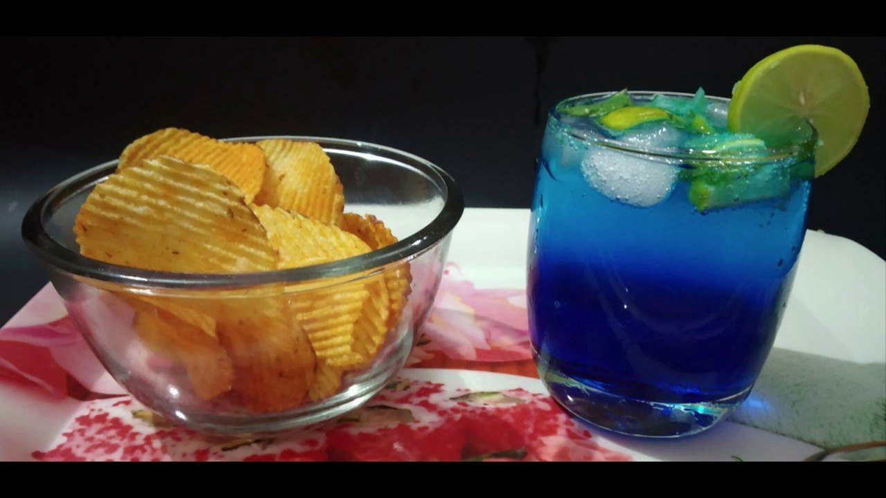 1 मिनट में बनाएं ब्लू लैगून मॉकटेल EASY BLUE LAGOON MOCKTAIL  BLUE CURACAO LEMONADE  MOJITO