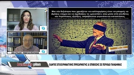 Business Plan - οδηγός επειχειρηματικής προσαρμογής και επιβίωσης σε περίοδο πανδημίας απο τον Άκη Αγγελάκη