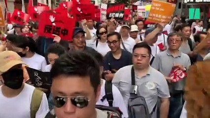 Video herunterladen: Hong-Kong: Trois députés éjectés du parlement avant le vote d'une loi pro-Pékin