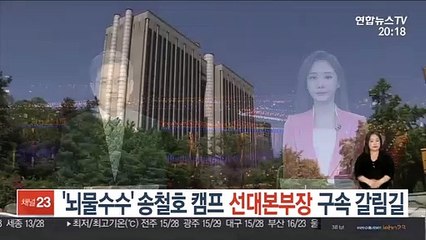 '뇌물수수' 송철호 캠프 선대본부장 구속 갈림길