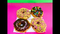 CHOCOLATE  Rainbow Sprinkles and MandM's Covered Yummy Doughnuts-