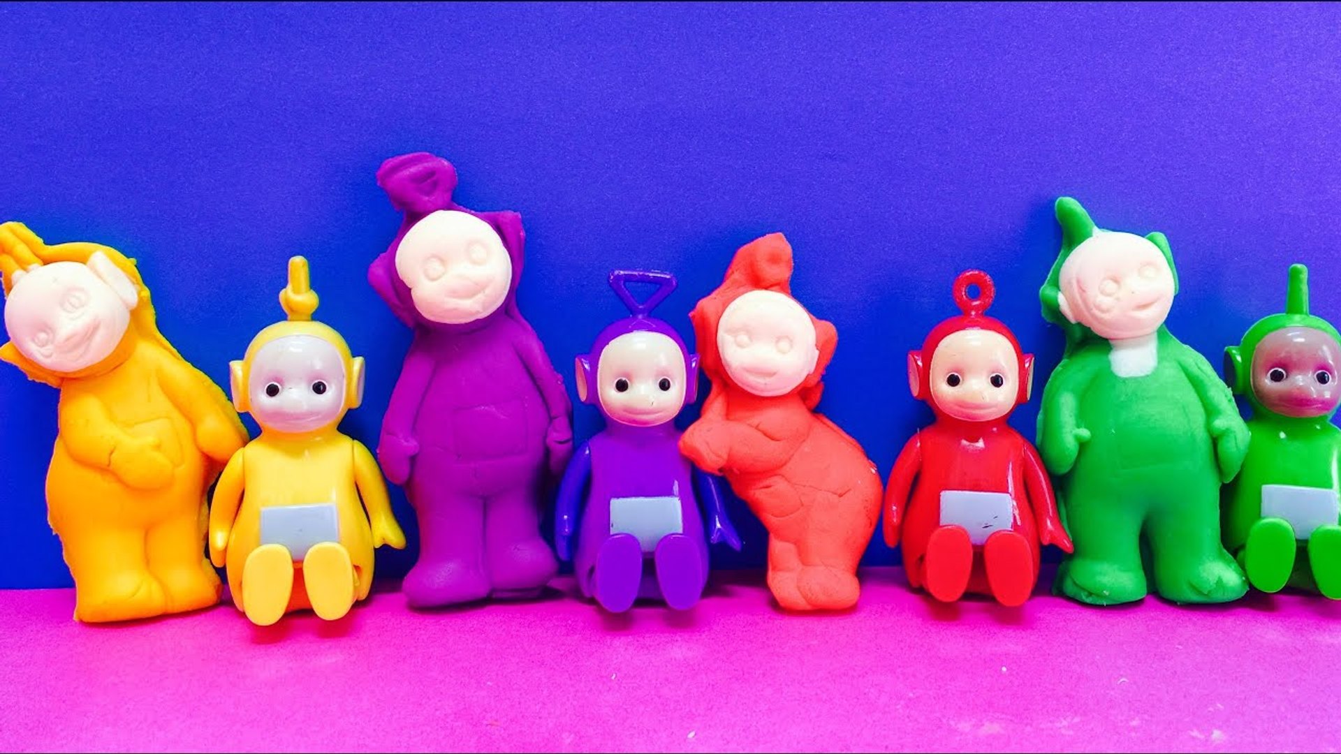 TELETUBBIES PLAY DOH Molds Folding and Taking Apart Dough Characters