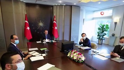 Cumhurbaşkanlığı Kabinesi 9’uncu kez video konferansla toplandı