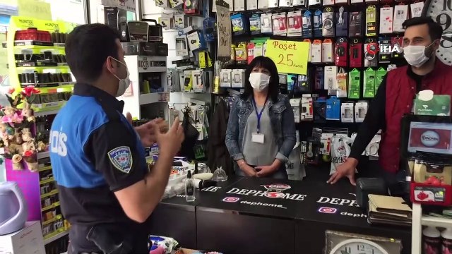 - Keşan’da maskesiz çıkmanın yasak olduğu caddelerde polis denetim yaptı