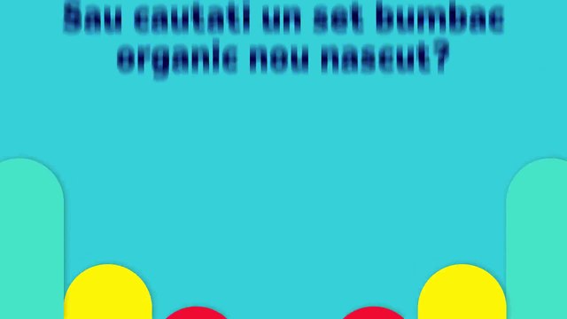 Cautati un set bumbac organic nou nascut?