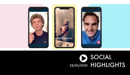 Kuerten to Federer: « Did you ever practice? It seems so easy! » - Social Highlights 28.05.20
