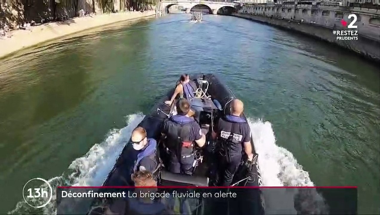 Déconfinement : les quais de la Seine sous surveillance