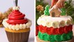 How To Make Christmas Cake Decorating Ideas - So Yummy Cake Decorating Recipes - Tasty Plus
