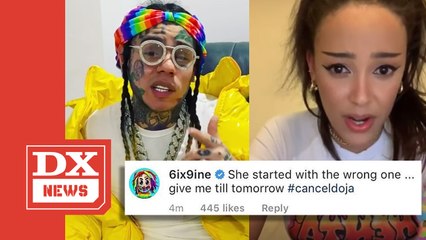 Tekashi 6ix9ine Wants Doja Cat Canceled