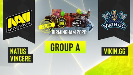 Dota2 - Natus Vincere vs. Vikin.gg - Game 2 - ESL One Birmingham 2020 - Group A - EU