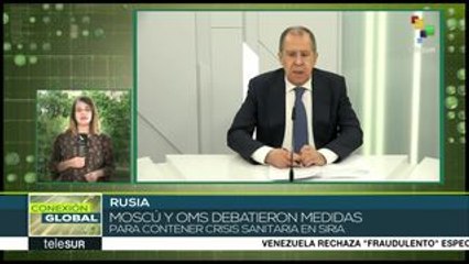 Rusia ratifica apoyo a la OMS en el combate a la pandemia de COVID-19