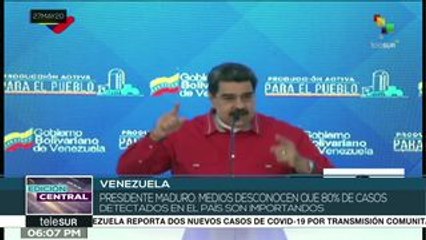 Pdte. Maduro: medios ignoran que 80% de casos COVID-19 son importados