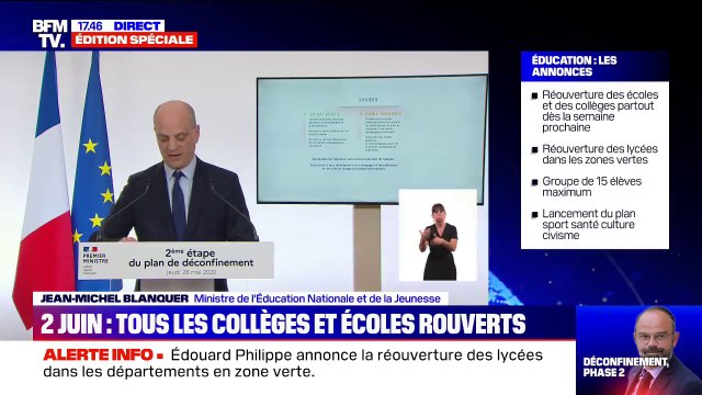 Jean-Michel Blanquer sur le bac: L'épreuve orale de français sera validée par le contrôle continu