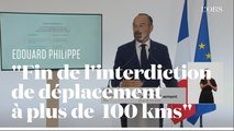 Edouard Philippe annonce la fin de l’interdiction de déplacement à plus de 100 kilomètres