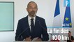 Edouard Philippe : "L'interdiction des 100 km est levée"