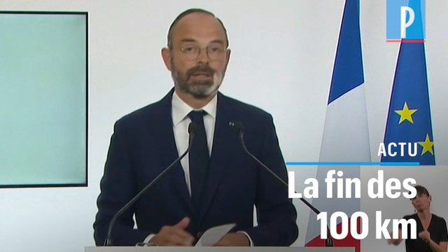 Edouard Philippe : L'interdiction des 100 km est levée