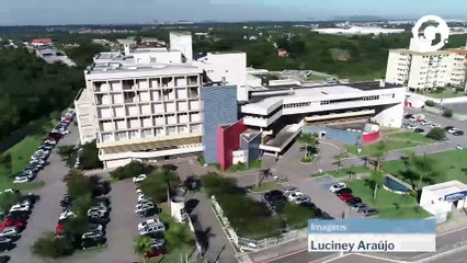 Novo contêiner é instalado em pátio do Hospital Jaime Santos Neves, na Serra