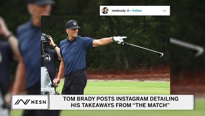 Tom Brady's Takeaways from the Match