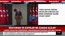 Cumhurbaşkanı Erdoğan: Şehirler arası seyahat kısıtlaması kalktı