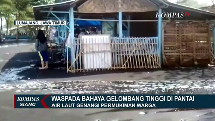 Waspada Ombak Besar Pantai, Terutama Perairan Selatan