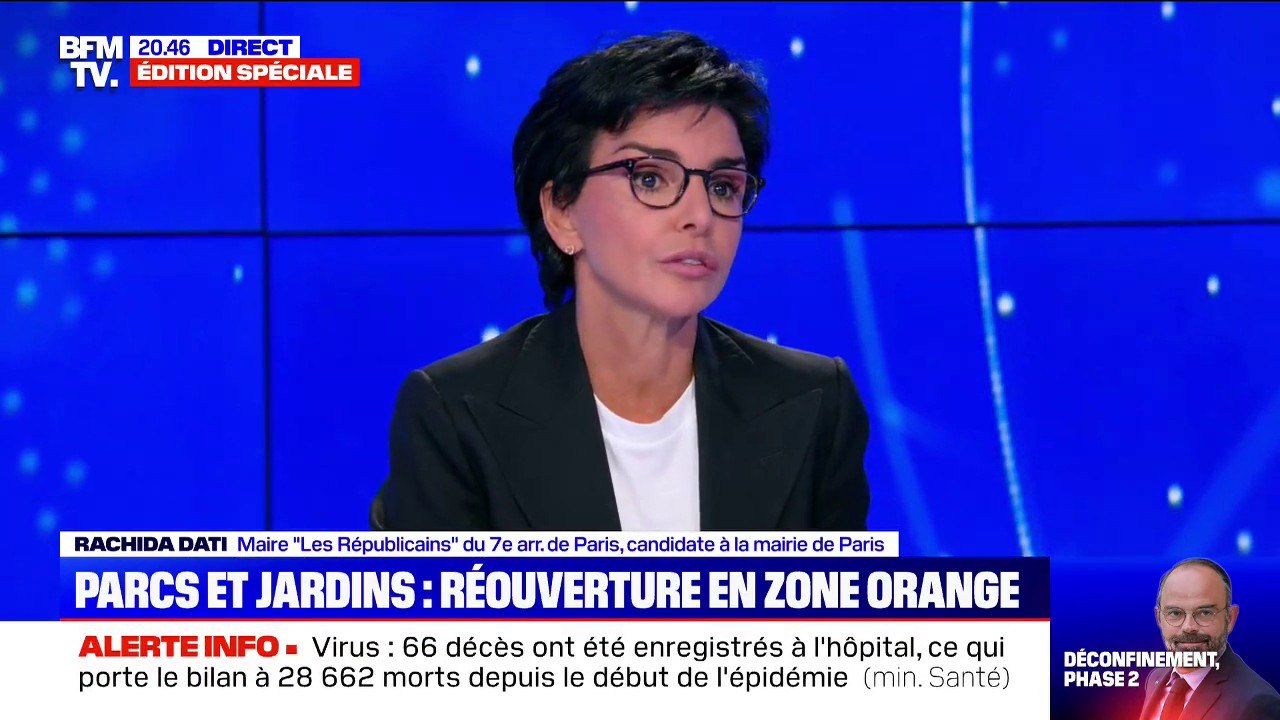 Rachida Dati (LR): "Je demande à la mairie de Paris qu'elle puisse faire respecter la sécurité" dans les parcs et jardins publics